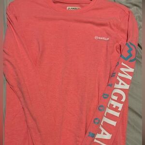 pink long sleeve magellan top